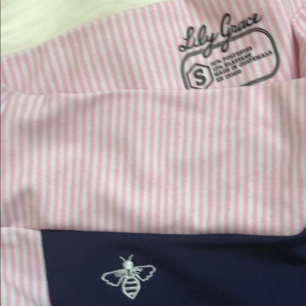 Navy and pink leggings - Picture 2 of 3